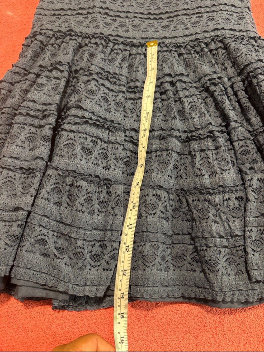 Zara Black Lace Fit & Flare Dress - Picture 7 of 11